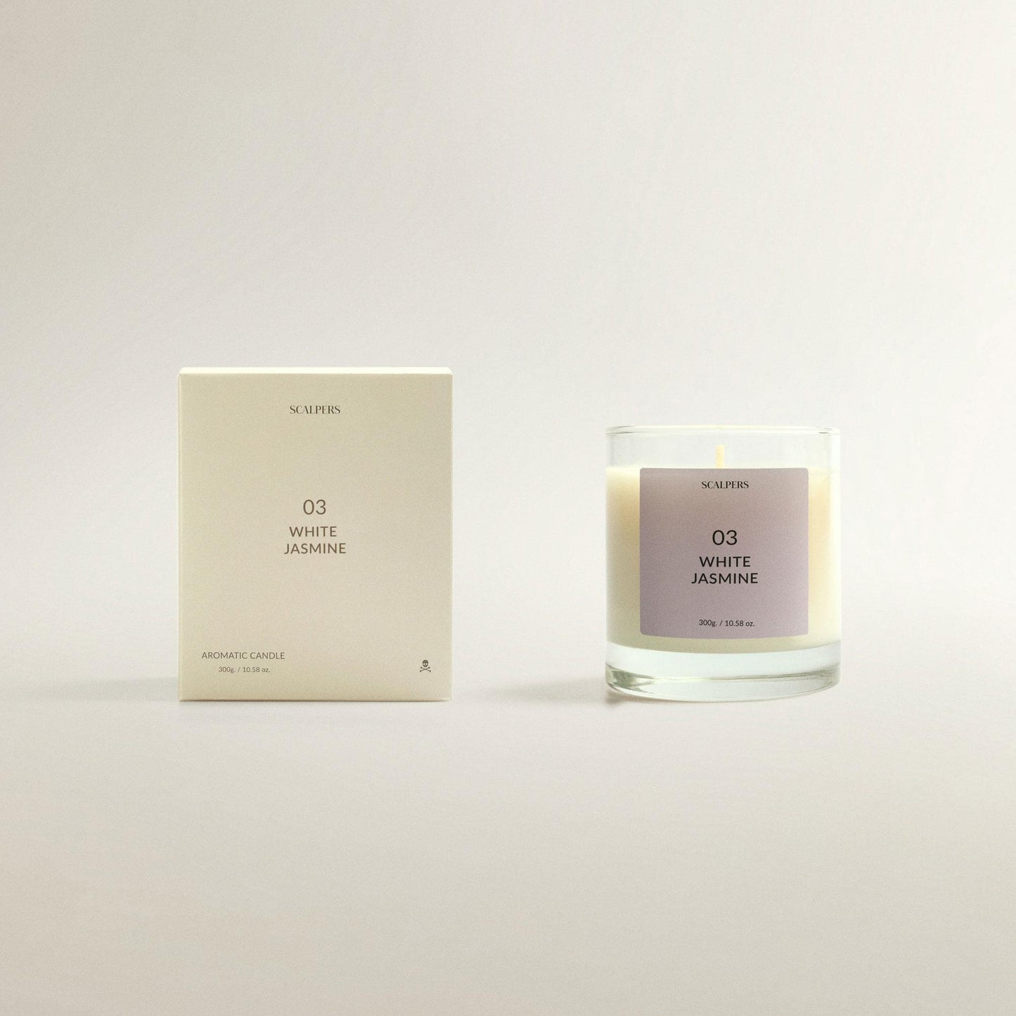Vela Aromática 300gr Jazmín Blanco Scalpers_4
