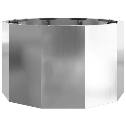 Jardinera Plateado 60 X 60 X 35 Cm Acero Galvanizado_4