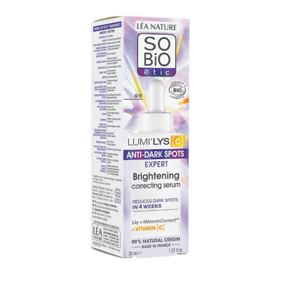 LUMI'LYS [C] SÉRUM ILUMINADOR ANTI-MANCHAS EXPERT, SO'BIO, 30 ml
