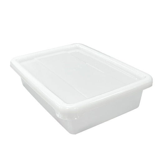 3 Bandejas Resistentes Uso Alimentario Con Tapa: 1,2l Sin Bpa's (21,3 X 15,7 X 6,3cm). Cocinas, Restaurantes, Catering_0