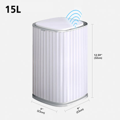 Papelera Cubo De Basura Cuadrado 15 L Con Sensor Inteligente_1