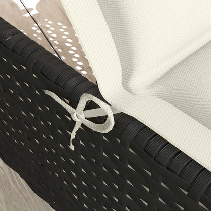 Outsunny Pack 2 Cojines Para Tumbonas Plegables 193x58x6 Cm Crema_3