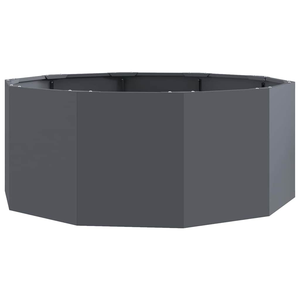 Jardinera Antracita 90 X 90 X 35 Cm Acero_0