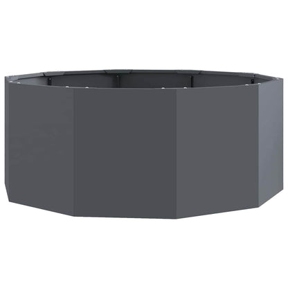Jardinera Antracita 90 X 90 X 35 Cm Acero_0