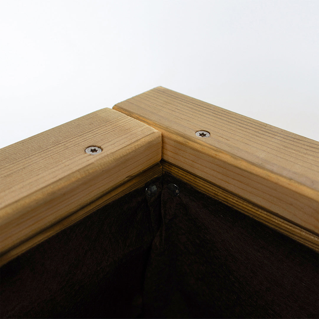 Jardinera De Madera Para Exterior Atrium Hortalia 100x34x40 Cm_4