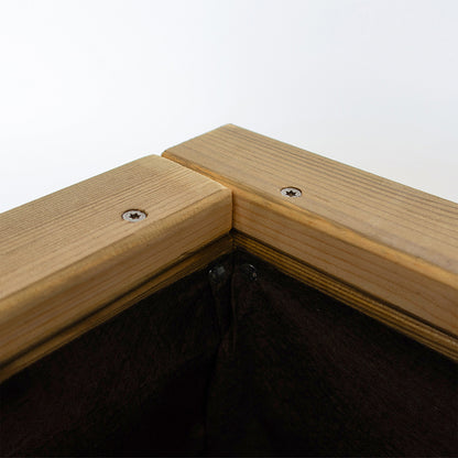 Jardinera De Madera Para Exterior Atrium Hortalia 100x34x40 Cm_4