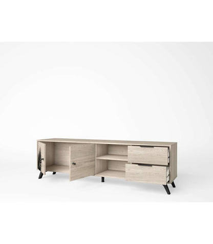 Mueble Tv 2 Puertas 2 Cajones Acabado Sahara/serigrafía, 53.1cm(alto) 180.5cm(ancho) 40c_2