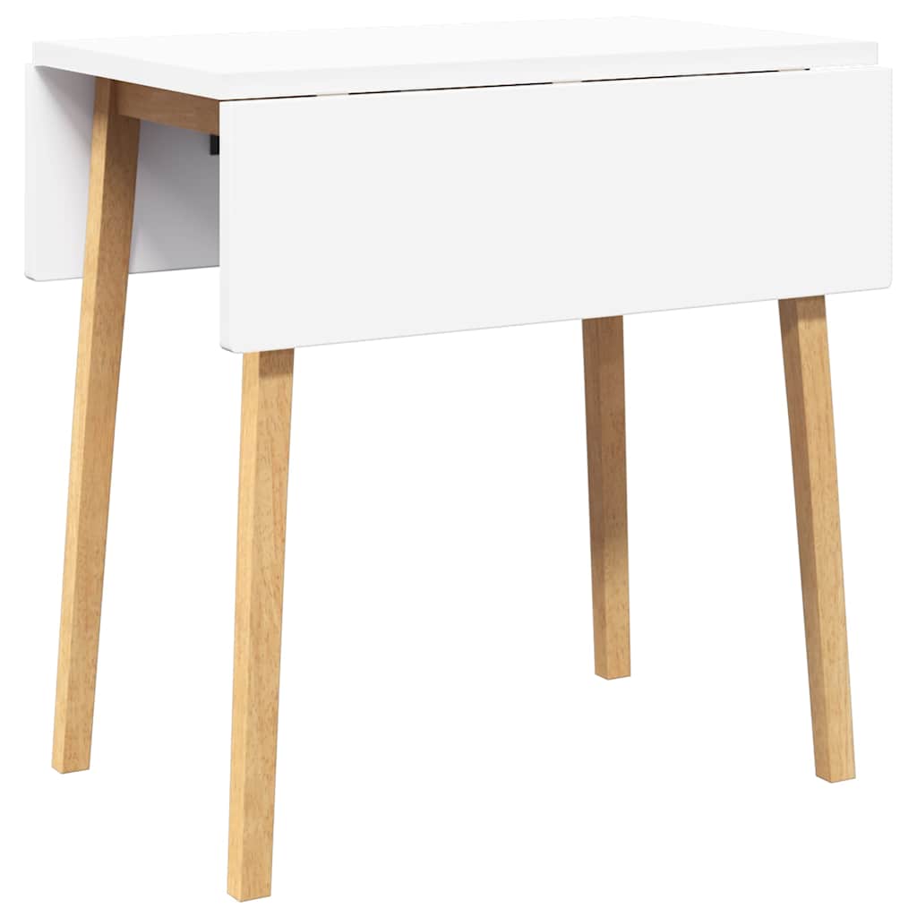 Dining Table Natural Solid Wood Rubber_0