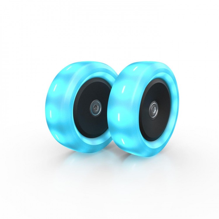 Rueda Con Luz De Led Para Patinete Berg Nexo Azul._0
