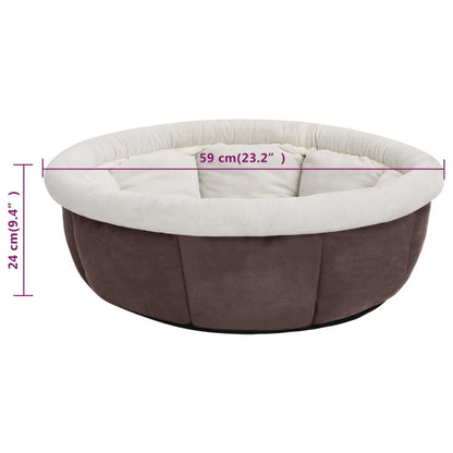 Vidaxl Cama Para Perros Marrón 59x59x24 Cm_2