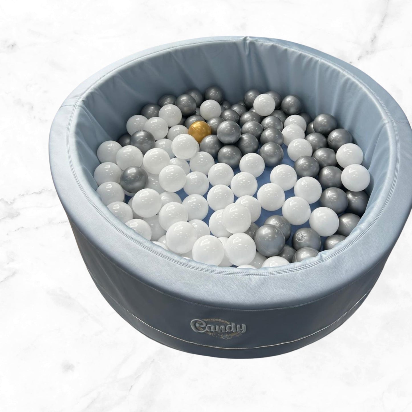 Piscina De Bolas Polipiel Candy Azul Claro_1