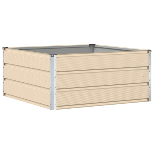 Jardinera Marfil 100 X 100 X 45 Cm Acero_0