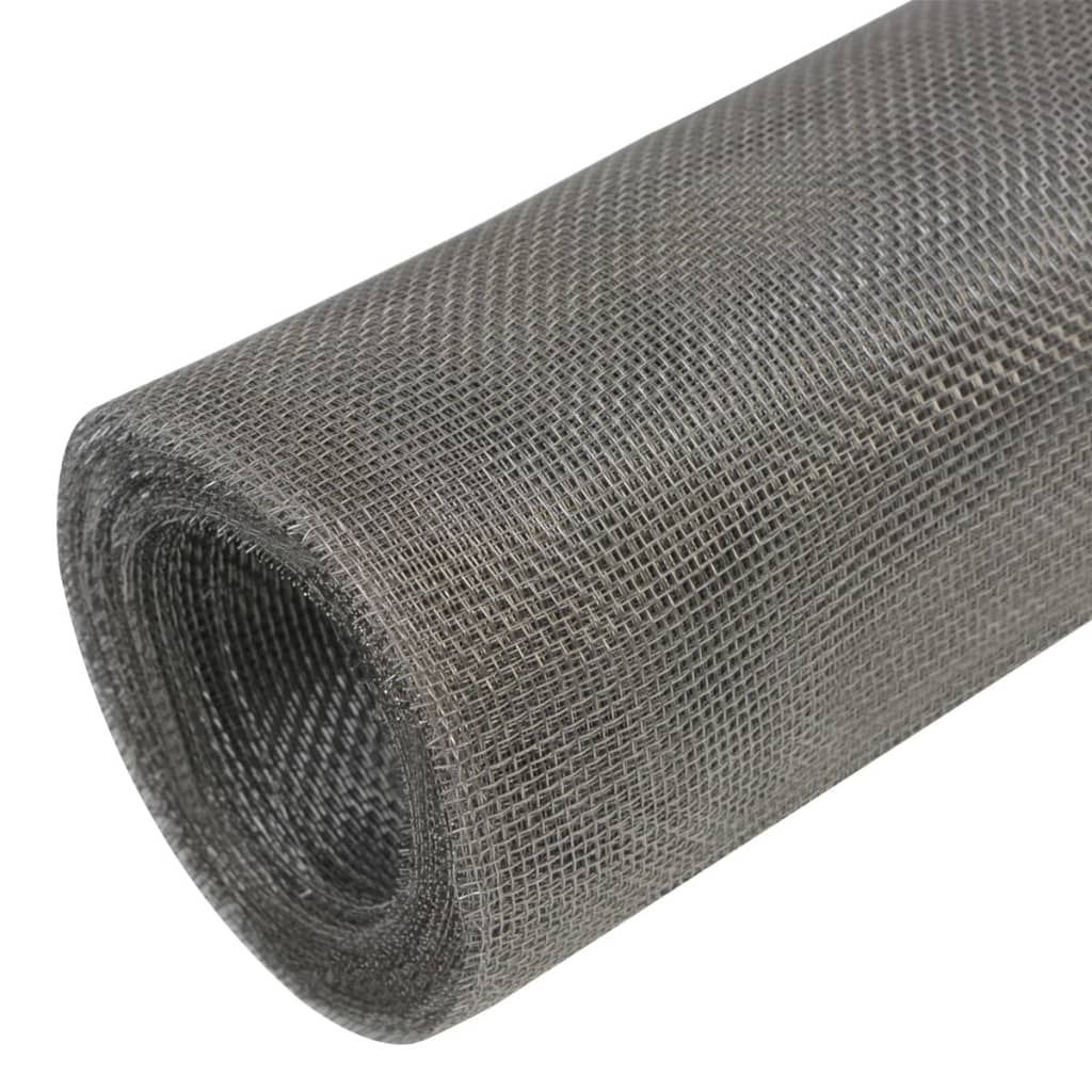 Malla Mosquitera De Acero Inoxidable Plateada 150x1000 Cm / Vetonek_3