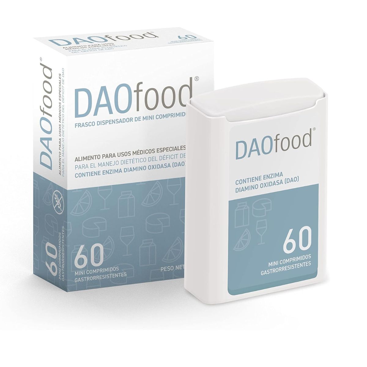 Dispensador DAOfood® 60 mini comprimidos