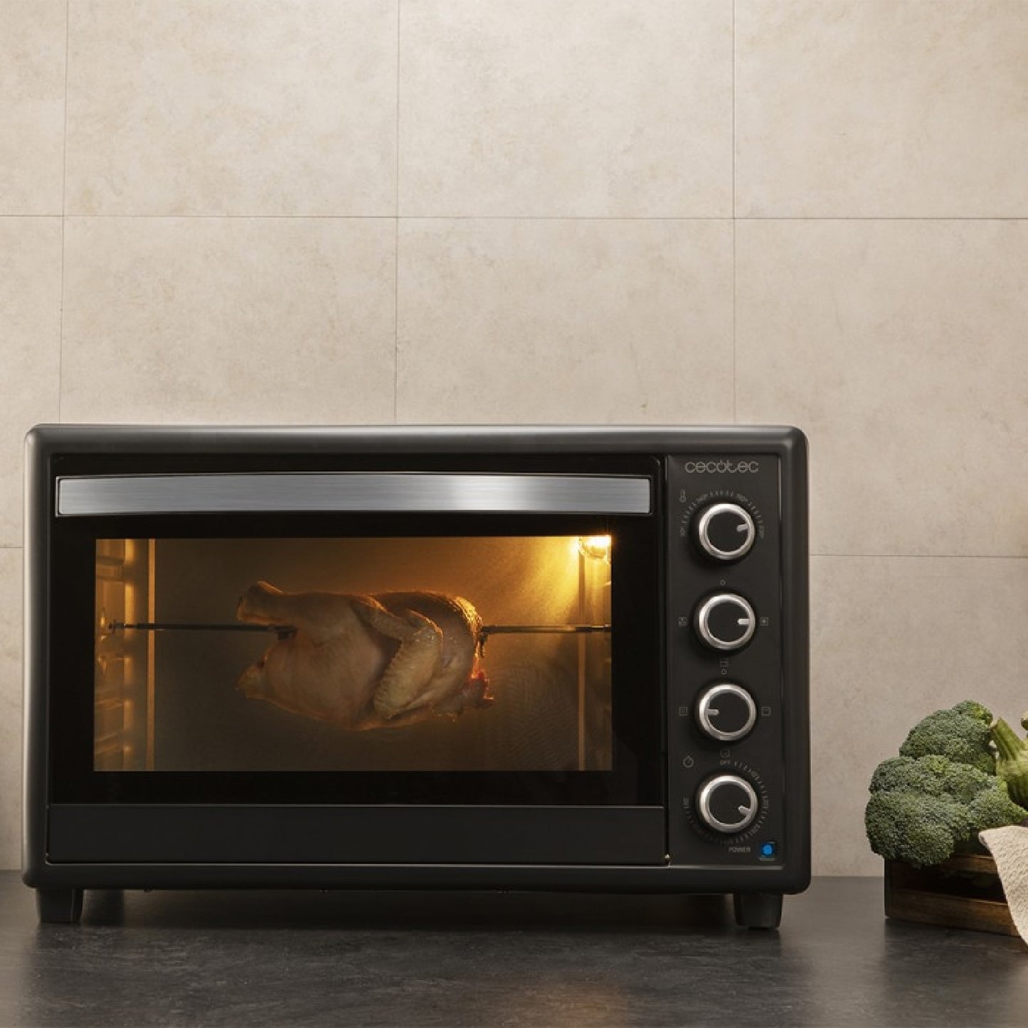 Cecotec Horno De Sobremesa Bake&toast 6090 Black Gyro_2