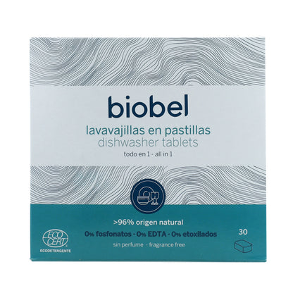 BioBel Comprimidos para máquina de lavar louça 30 unidades