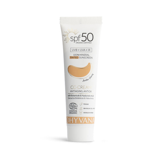 Solar SPF50 ECO Color con ácido hialurónico Dhyanva 50ml