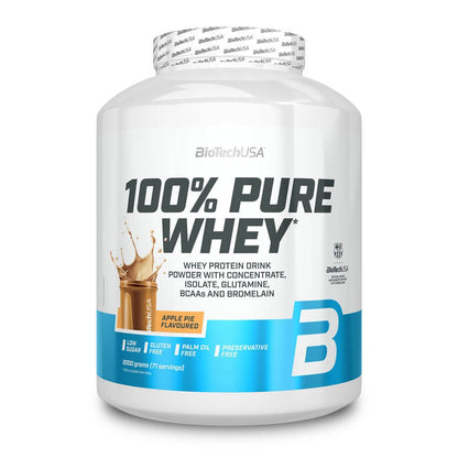 100% Pure Whey - 2kg - Frambuesa Cheesecake - Proteina De Suero Whey - Biotech Usa_0