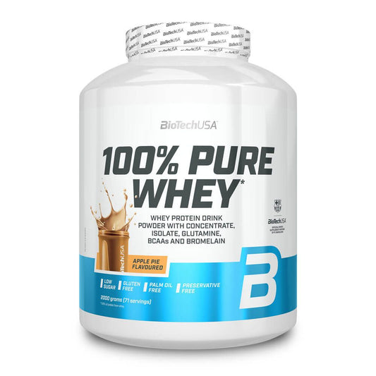 100% Pure Whey - 2kg - Frambuesa Cheesecake - Proteina De Suero Whey - Biotech Usa_0