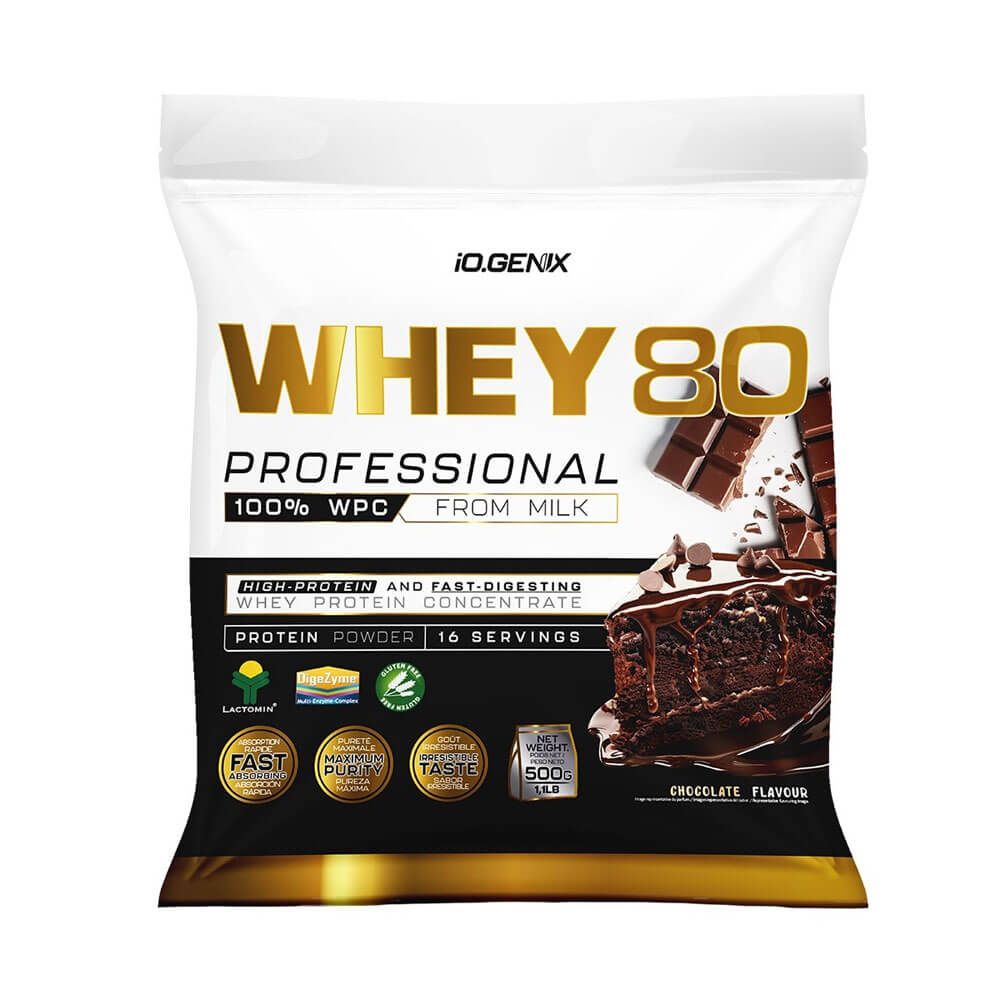 Whey 80 Profesional - 500g - Chocolate - Proteina De Suero Whey - Io.genix_0