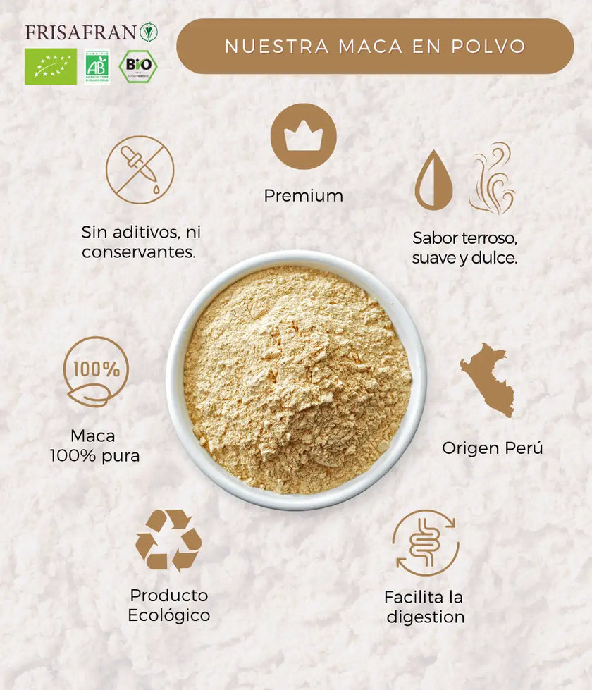 Maca Gelatinizada En Polvo Ecológica | Calidad | Frisafran 2 Kg_2