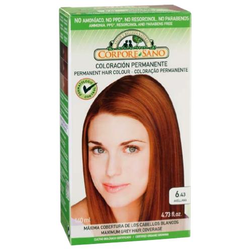 Corante permanente não. 6.43 avelã Corpore Sano 140 ml