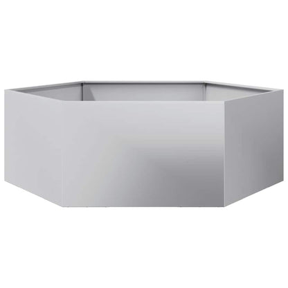 Jardinera Hexagonal Acero Galvanizado 138x120x45 Cm_5
