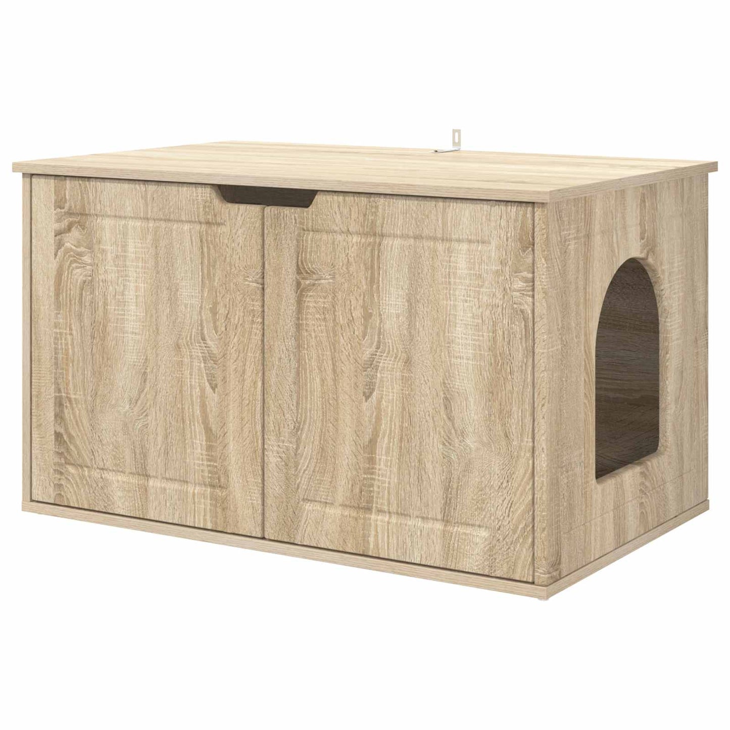 Casa Para Gatos Sonoma 85 X 55 X 50,5 Cm Madera De Ingeniería_0