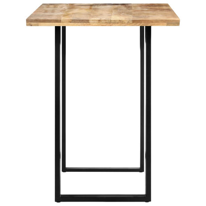 Mesa De Comedor De Madera Maciza De Mango 120x60x76 Cm_1