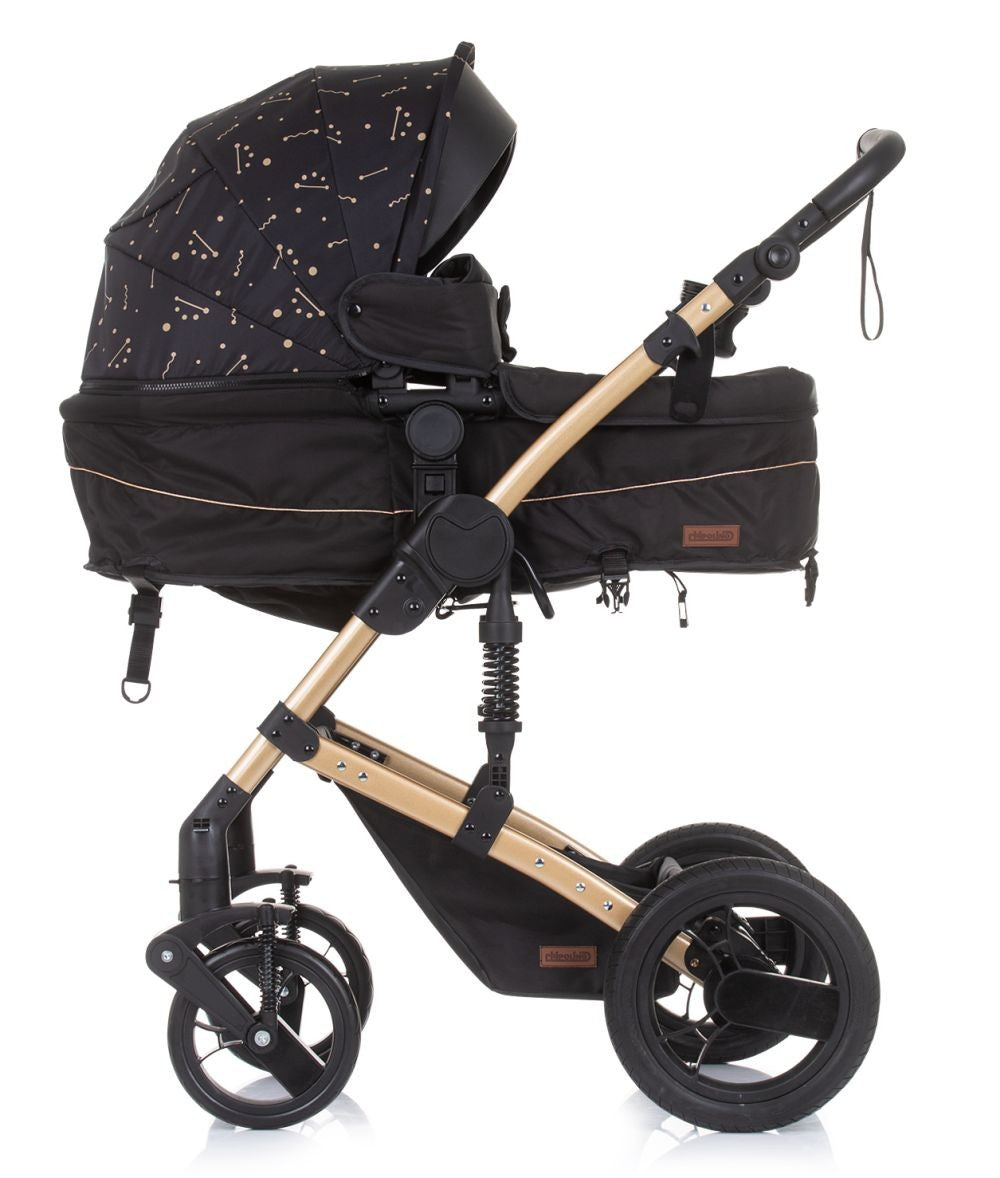 Carrito De Bebé Camea Dúo Convertible Con Bolso Ebony_1