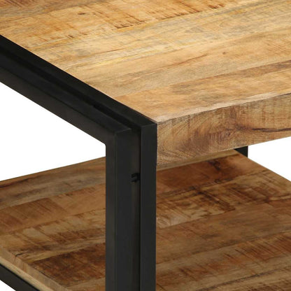 Mesa De Centro 50x50x38 Cm Madera Maciza De Mango_4