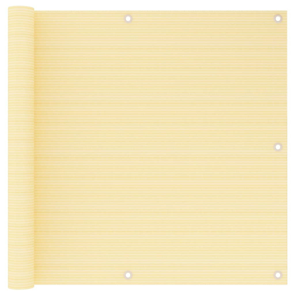 Vidaxl Toldo Para Balcón Hdpe Beige 90x600 Cm_0
