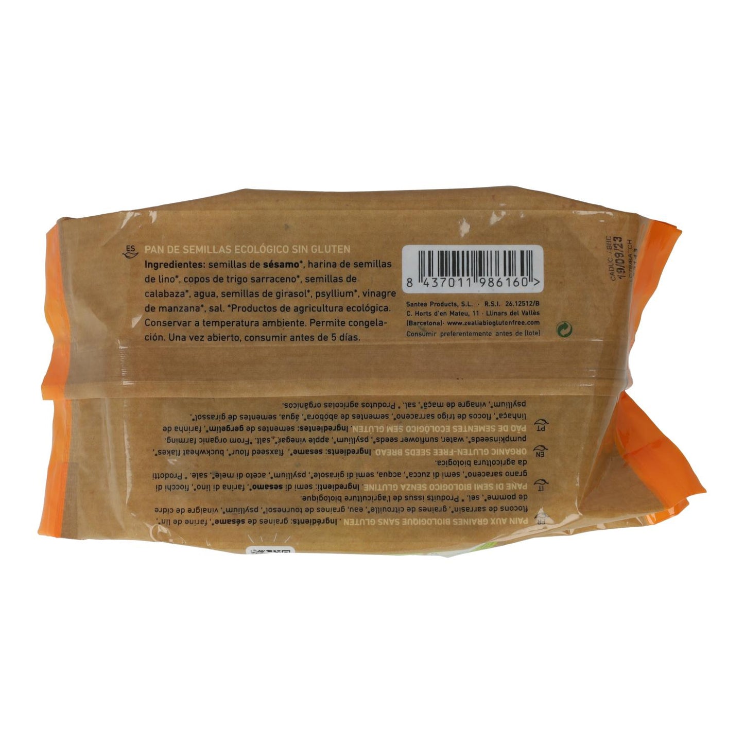 Pão Proteína Sem Glúten Body+ BIO Zealia 220 g