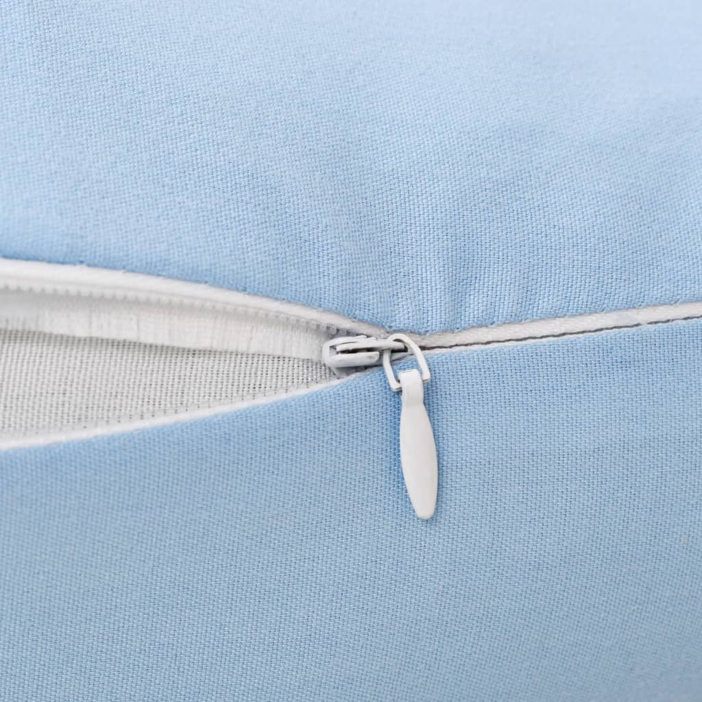 Vidaxl Almohada De Embarazo Con Forma De J 54x(36-43) Cm Azul_1