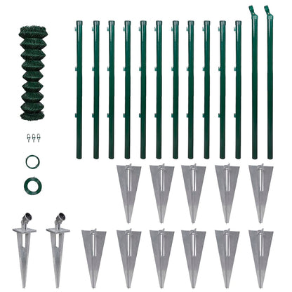 Valla Metálica Con Estacas Postes Acero Galvanizado 0,8x25 M / Vetonek_3