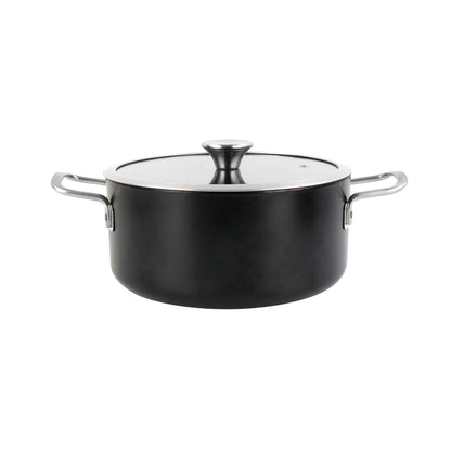 Cacerola 20ø 'ares' Acero Esmaltado Negro Magefesa_5