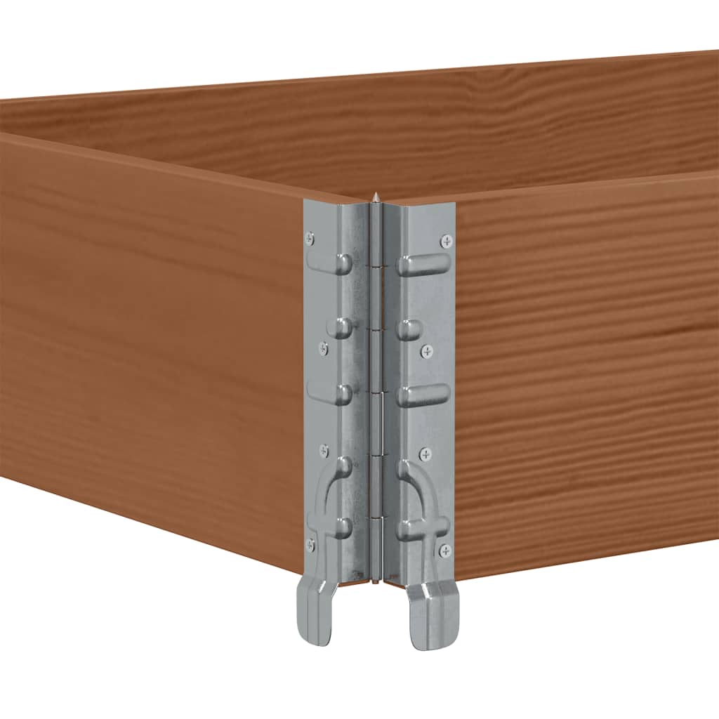 Jardinera De Madera Maciza De Pino Marrón 150x50 Cm_5