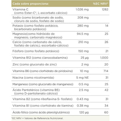 Ester-C efervescente 1000 mg Solgar 7 saquetas