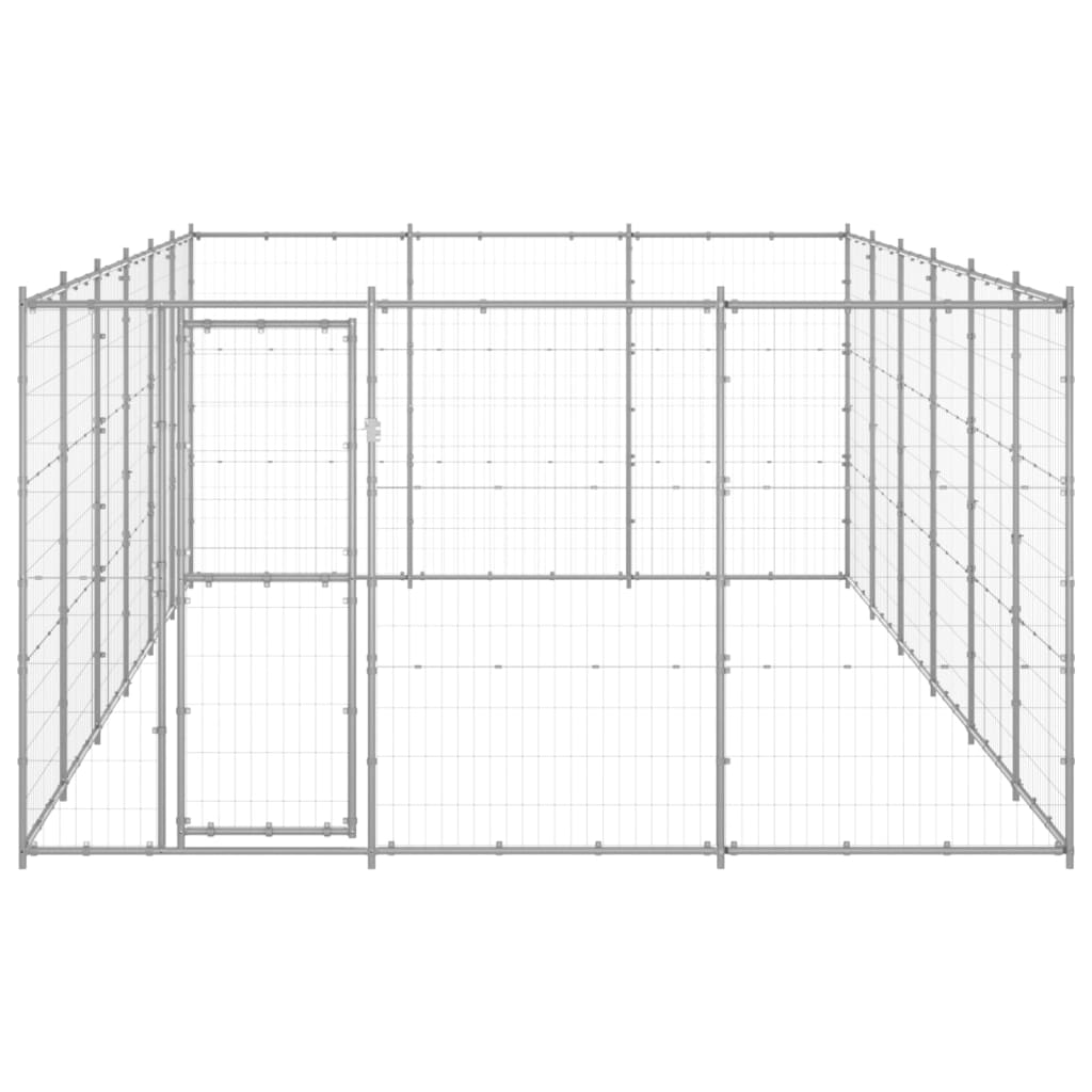 Perrera De Exterior De Acero Galvanizado 21,78 M²_0