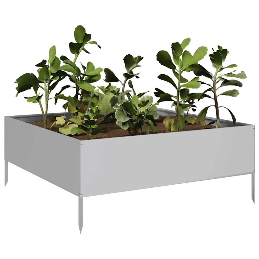 Jardinera De Acero Galvanizado 100x100x41 Cm_2