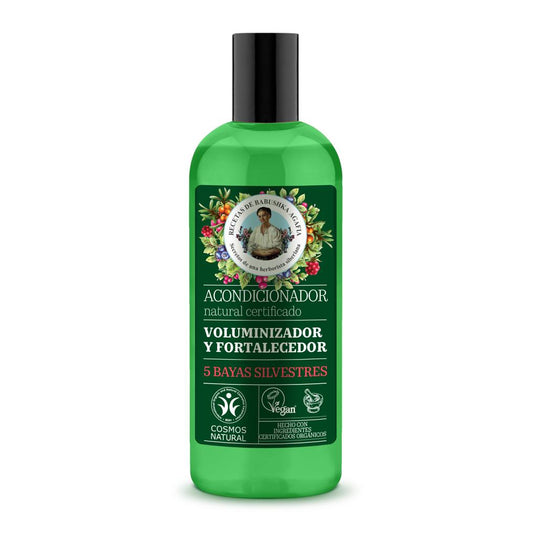 Condicionador capilar volumizador e fortalecedor natural certificado Agafia Natura Siberica 260 ml