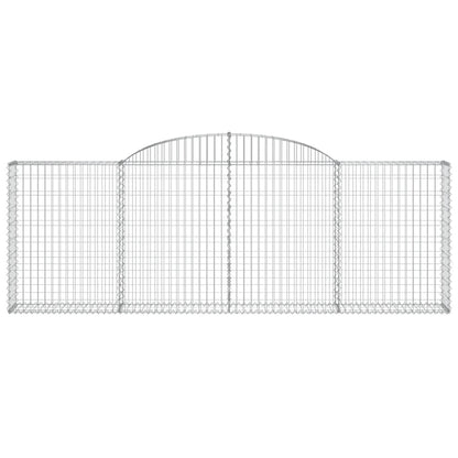 Cestas De Gaviones 12 Uds Forma Arco Hierro 300x30x100/120 Cm_3