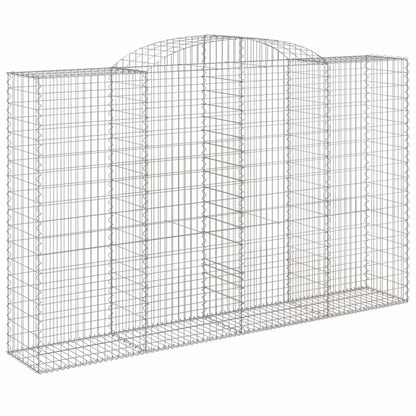 Cestas De Gaviones 11 Uds Forma De Arco Hierro 300x50x180/200cm_2