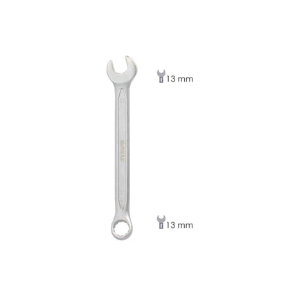Llave Combinada Plus 13x13 Acero Cromo Vanadio Din 3113. Llave Doble Boca, Llave Fija, Llave Estrella
