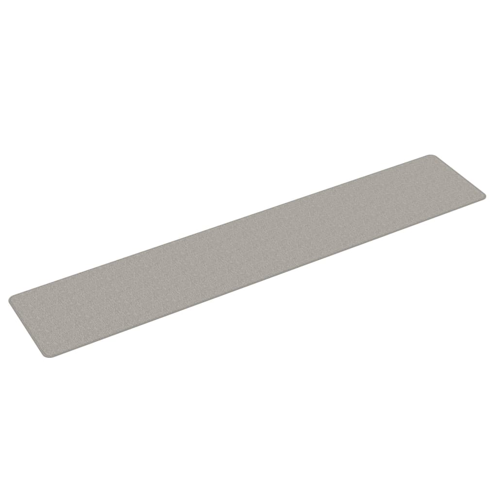 Vidaxl Alfombra De Pasillo Con Aspecto De Sisal Gris Taupe 50x250 Cm_5