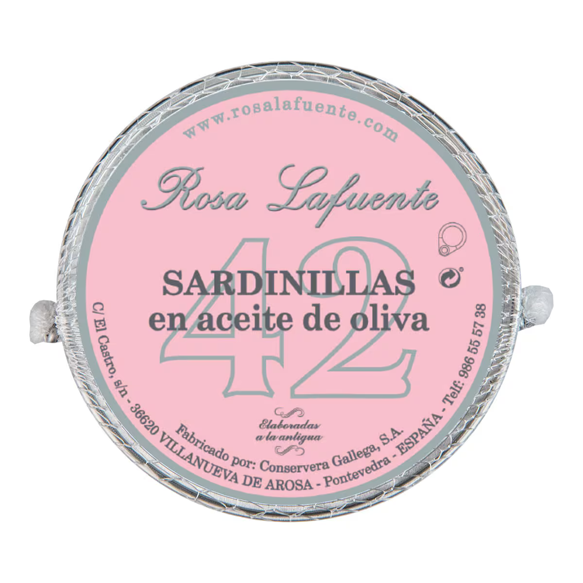 Sardinhas pequenas em azeite 42 unidades Rosa Lafuente 84 g