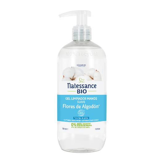 Sabonete Líquido para as Mãos Natessance Flor de Algodão 500 ml