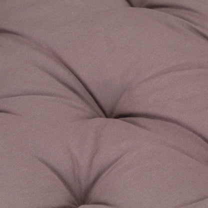 Vidaxl Cojín Para Palés Algodón Gris Taupe 120x40x7 Cm_5
