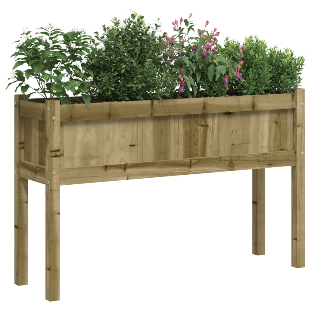 Jardineras Con Patas 2 Uds Madera De Pino Impregnada_2
