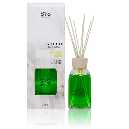 Ambientador Mikado Manzana Ácida 220 ml | Aroma Fresco y Afrutado | Efecto Energizante | Fragancia Duradera_0